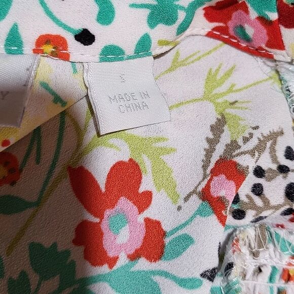 New York & Company White Lace Sleeve Blouse - Picture 7 of 7